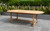 Set of 11 Gray and Brown Contemporary Teak Finish Oval Dining Table and Chairs