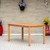 5-Piece Brown and Black Amazonia Fontana Rectangular Eucalyptus Patio Dining Set, 64"