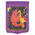 Saxophone Crawfish Mardi Gras! Embroidered Outdoor Garden Flag - 18" x 13"