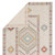 7.5' x 9.5' Gray and Blue Traditional Outdoor Rectangular Area Throw Rug