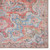 5' x 7.5' Red and Light Blue Floral Antique Rectangular Outdoor Area Throw Rug