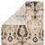 2' x 3' Gray and Yellow Traditional Outdoor Rectangular Area Throw Rug