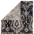 2' x 3' Black and Blue Traditional Outdoor Rectangular Area Throw Rug