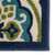 5.25' x 7.5' Orange and Blue Contemporary Outdoor Patio Rectangular Area Throw Rug