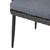 6-Piece Gray Finish Rectangular Outdoor Furniture Patio Dining Set - Gray Cushions
