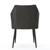 6-Piece Gray Finish Rectangular Outdoor Furniture Patio Dining Set - Gray Cushions