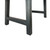 6-Piece Gunmetal Gray and Black Wicker Finish Outdoor Furniture Patio Dining Set - Silver Cushions