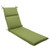 72.5" Olive Green Solid Outdoor Patio Chaise Lounge Cushion