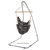 94" Adjustable Steel Hammock Hanging Chair Stand with Rockstone Pattern