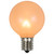 Pack of 10 Pearl White G50 Globe Replacement Christmas Bulbs