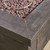 5pc Gray 4 Seater Outdoor Patio Chat Set with Fire Pit 32"