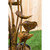 45" Flamingo with Leaves in Pail Outdoor Patio Garden Fountain
