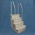 36"Easy Entry Step Above Ground Swimming Pool Deck Ladder - Taupe