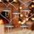 10 B/O LED Warm White Lantern Christmas Lights - 3' Clear Wire