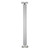 22.75" Clear Traditional Crystal Pillar Candle Holder