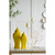 22.75" Clear Traditional Crystal Pillar Candle Holder