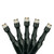 100 Count Warm White LED Solar Power Mini Christmas Light Set with Green Wire
