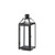 Enhance Your Home Decor with the 16.5" Black and Clear Contemporary Large Candle Lantern