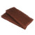 Pack of 2 Brown Contemporary Coarse Scrubber 9"