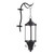 14.25" Black Contemporary Open Top Hanging Candle Lamp - Enhance Your Home Decor with Warm Ambiance