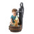 11.75" Vibrantly Colored Boy and Dog Solar Light Outdoor Garden Figurine