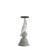 Elegant 12.75" Ivory White and Gray Slender Cockatoo Candle Holder - Contemporary Style Home Decor