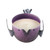 5.5" Purple and White Pomegranate Birdie Aromatherapy Candle - Add Complex Fragrance to Your Home