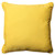 25" Yellow Solid Outdoor Corded Square Floor Pillow