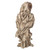 13" Barn Owl Standing on Stump Garden Statue