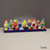 12.5" Blue and Yellow Hanukkah Friends Hand Painted Menorah