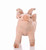 12.5" Pink Pig with Wings Outdoor Garden Statue