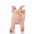 Pig with Wings Outdoor Garden Statue - 12.5" - Pink