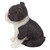 6.5" Sitting Boston Terrier Puppy Dog Outdoor Garden Statue