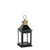 21" Black Contemporary Small Glossy Finish Lantern