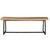 Home Furniture and Collections Brown and Black Home Uttermost Laurel Wooden Bench 5’
