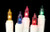 20 Battery Operated Multi-Color Mini Christmas Lights - 9.8 ft White Wire