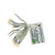 Set of 20 Battery Operated Warm LED Wide Angle Christmas Lights - Clear Wire
