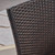 6-Piece Sandblast Natural Finish Outdoor Furniture Patio Expandable Dining Set