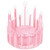 25" Pink and Glitter Crown Kiddie Throne Lounge Chair - Poolside Comfort for Little Princesses