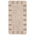 2' x 4' Tan and Beige Bordered Tonal Rectangular Area Throw Rug