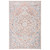 2' x 3' Beige and Blue Traditional Annette Rectangular Outdoor Area Throw Rug