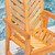 4-Piece Brown Contemporary Outdoor Patio Dining Set 59"