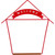7" Red Welcome Hummingbird Swing