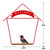7" Red Welcome Hummingbird Swing