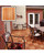 Set of 10 Brown Natural Finish 6-Horizontal Slat Interlocking Deck Tiles 12"