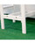 43" White Wood Outdoor Furniture Patio Bar Table