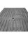 5-Piece Gray Hand Scraped Wood Finish Curvy Leg Table Outdoor Furniture Patio Dining Set with Mosaic Chairs 59"