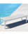 59" White Painted Finish Outdoor Furniture Patio Backless Bench