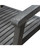 7-Piece Gray Hand Scraped Wood Finish Table Outdoor Furniture Patio Dining Set with Curvy Leg Table 59"