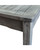 43" Gray Wood Outdoor Furniture Patio Bar Table